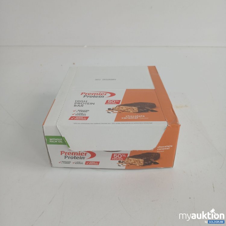 Artikel Nr. 807576 Artikel Nr. 807576: Premier Protein chocolate caramel Riegel 16x40g