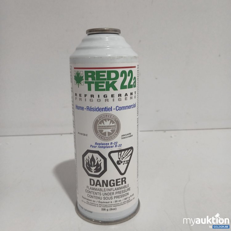 Artikel Nr. 854576 Artikel Nr. 854576: Red Tek 22a Refrigerant 226g