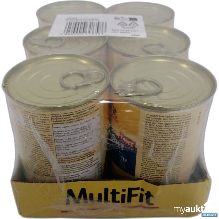 Artikel Nr. 888576: Multifit Adult Sauce Buhn 6x400g