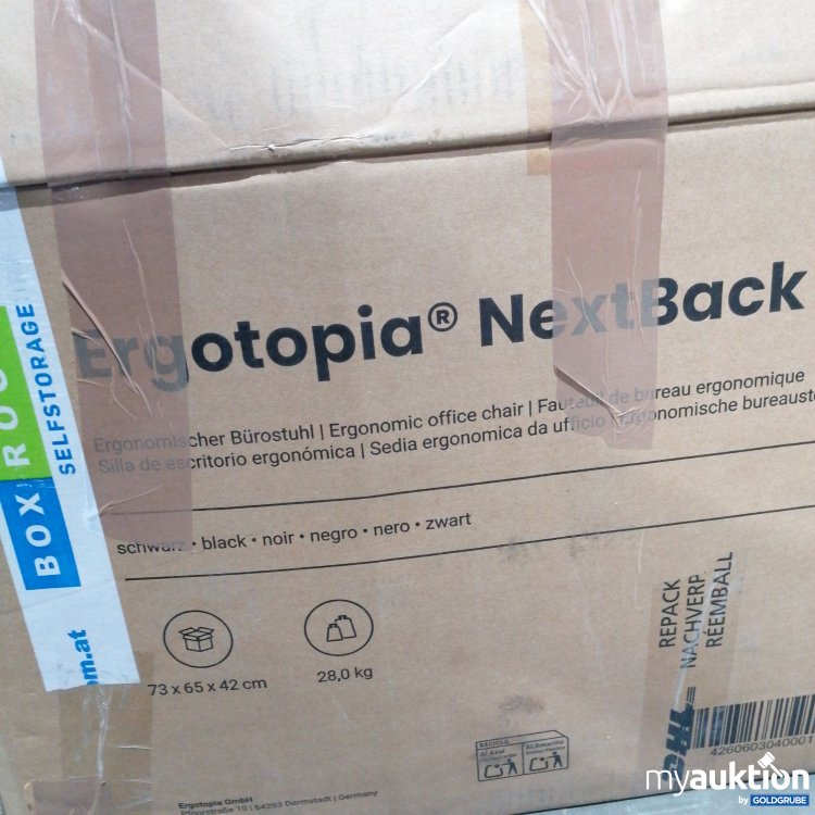 Artikel Nr. 889576: Boxroom Ergotopia Ergonomischer Bürostuhl 73x65x42xm 