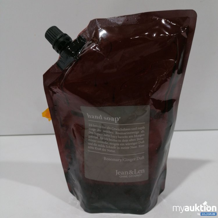 Artikel Nr. 892576: Jean&Len Hand Soap Rosemary/Ginger 500ml