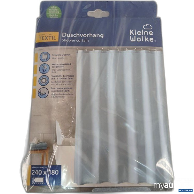 Artikel Nr. 916576: KITO Duschvorhang Azur 240x180 cm