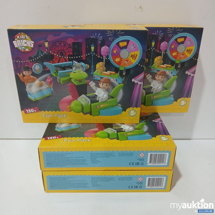 Artikel Nr. 920576: Kids Bricks Fun Park Bausteine Set 130-Tlg, 4Stk