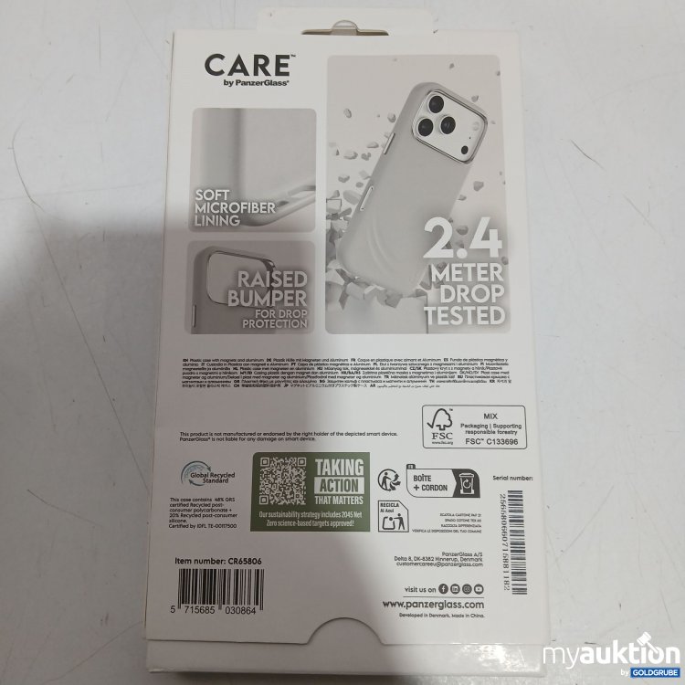 Artikel Nr. 955576: Panzer Glass Care Flow Vanilla für iPhone 17 Pro Max 