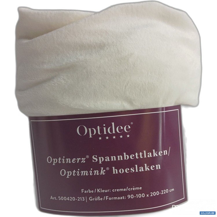 Artikel Nr. 972576: Optidee Optinerz Spannbettlaken creme 90-100x200-220cm 