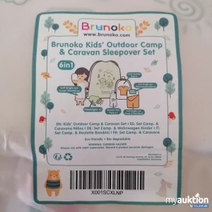 Auktion Brunoko Kids Outdoor Camp&Caravan Sleepover Set