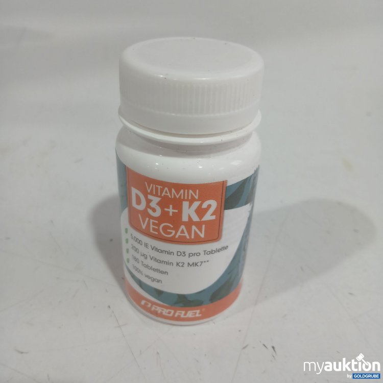 Artikel Nr. 460577: Pro Fuel Vitamib D3+K2 vegan 180Tablets 