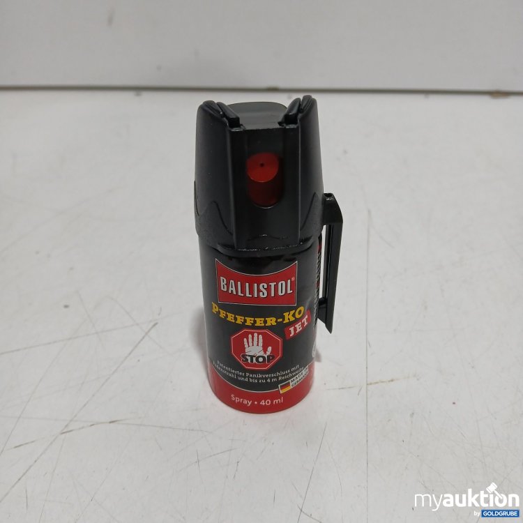 Artikel Nr. 464577 Artikel Nr. 464577: Ballistol Pfeffer-KO Jet Pfefferspray 40 ml