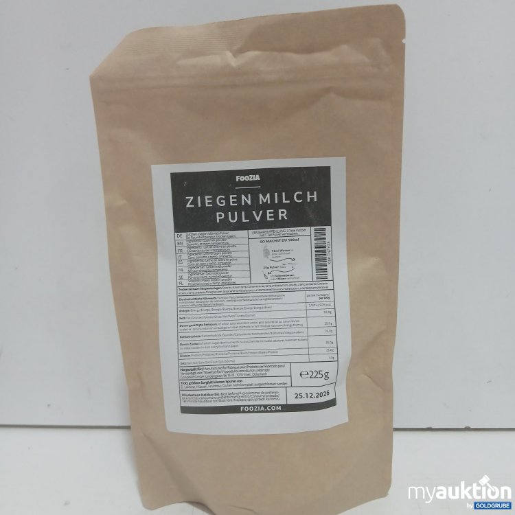 Artikel Nr. 468577 Artikel Nr. 468577: Foozia Ziegenmilch Pulver 225 g