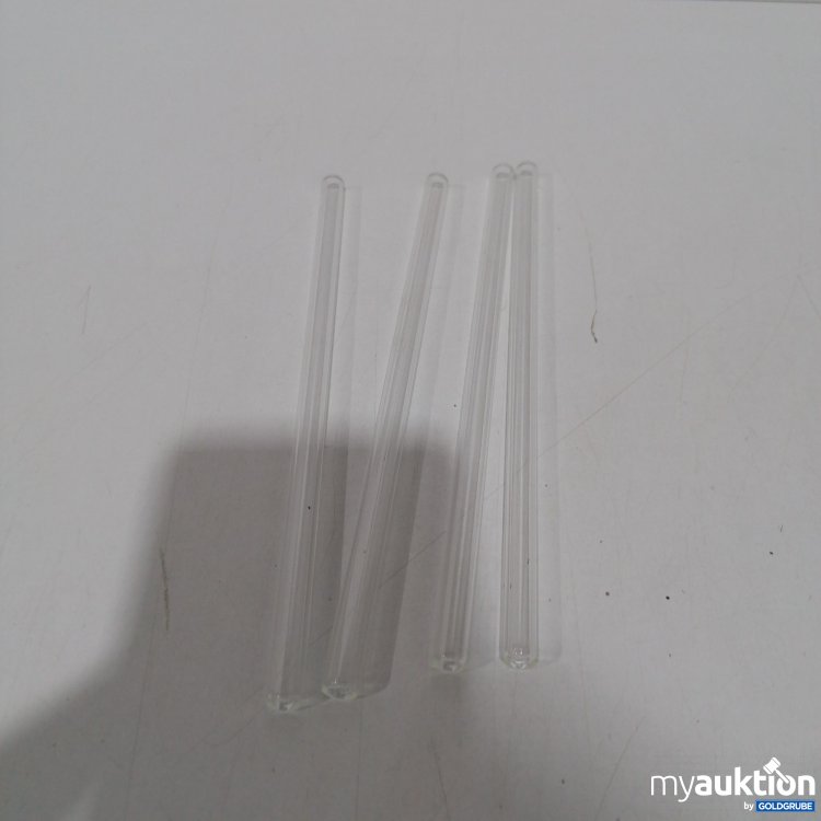 Artikel Nr. 859577: Strohhalme aus Glas 4 Stk. 18cm