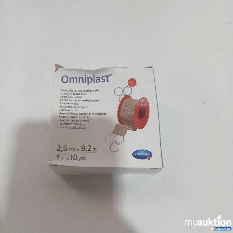 Artikel Nr. 868577 Artikel Nr. 868577: Omniplast Fixierpflaster aus Textilgewebe 2,5cm x9,2m