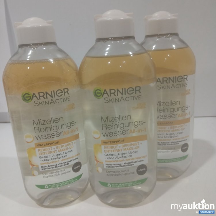 Artikel Nr. 873577 Artikel Nr. 873577: Garnier SkinActive Mizellen Reinigungswasser All in 1 400ml 3Stk