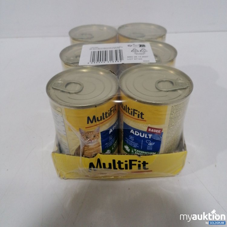 Artikel Nr. 888577: Multifit Adult Sauce Kaninchen & Ente 6x400g