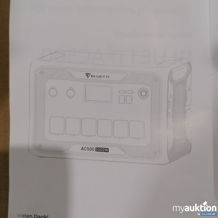 Artikel Nr. 889577: Bluetti AC500