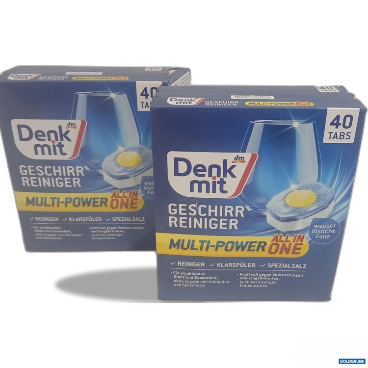 Artikel Nr. 986577 Artikel Nr. 986577: Denk mit Geschirr Reiniger Multi Power All in One Tabs 40x