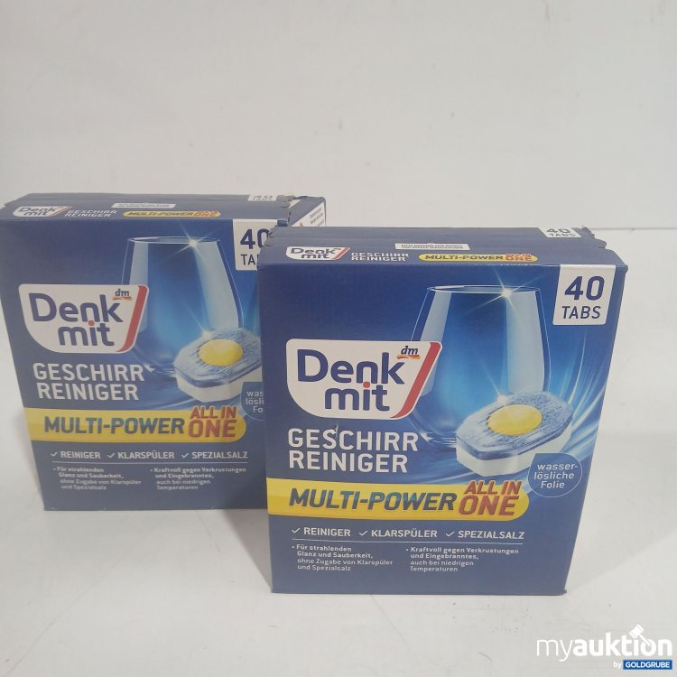 Artikel Nr. 986577 Artikel Nr. 986577: Denk mit Geschirr Reiniger Multi Power All in One Tabs 40x