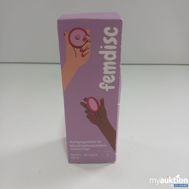 Artikel Nr. 825578 Artikel Nr. 825578: Femdisc Reinigungsmittel für Menstruationsscheiben 100ml