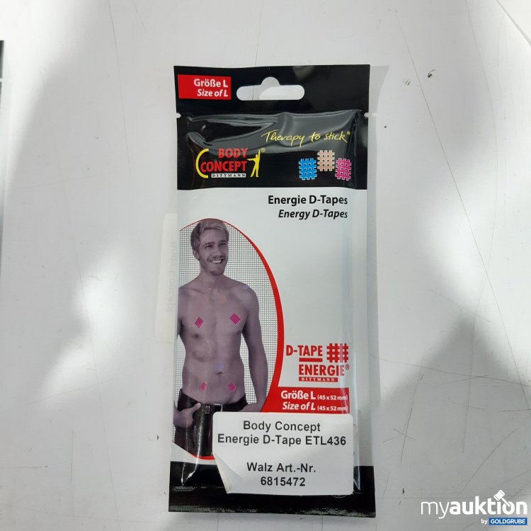 Artikel Nr. 877578: Body Concept Energie D-Tapes Größe L 45×52 mm