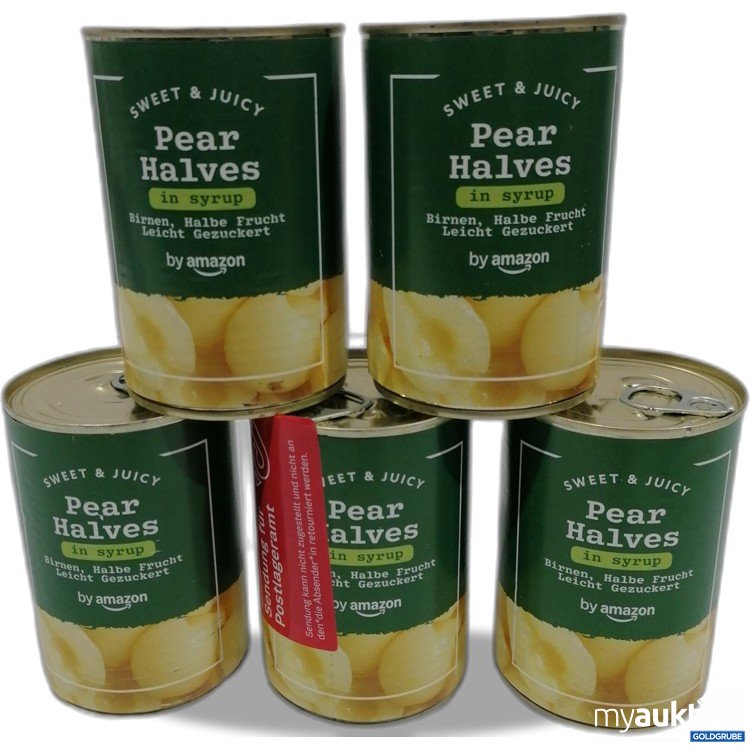 Artikel Nr. 889578: Sweet & Juicy Pear Halves 5x411g