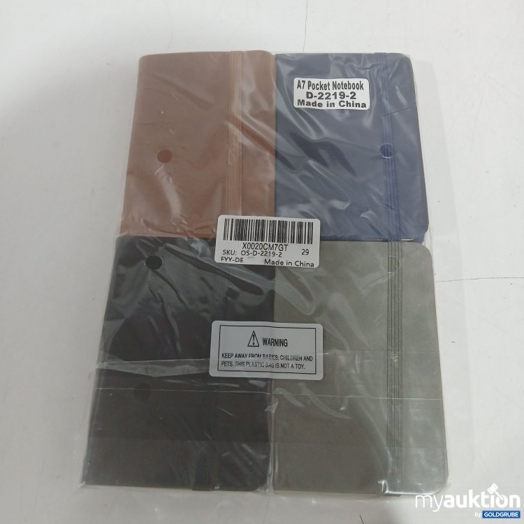Artikel Nr. 898578 Artikel Nr. 898578: A7 Pocket Notebook Set 4 Stück
