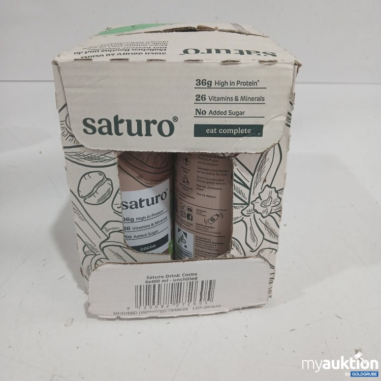 Artikel Nr. 930578 Artikel Nr. 930578: Saturo Drink Cocoa 6x400ml
