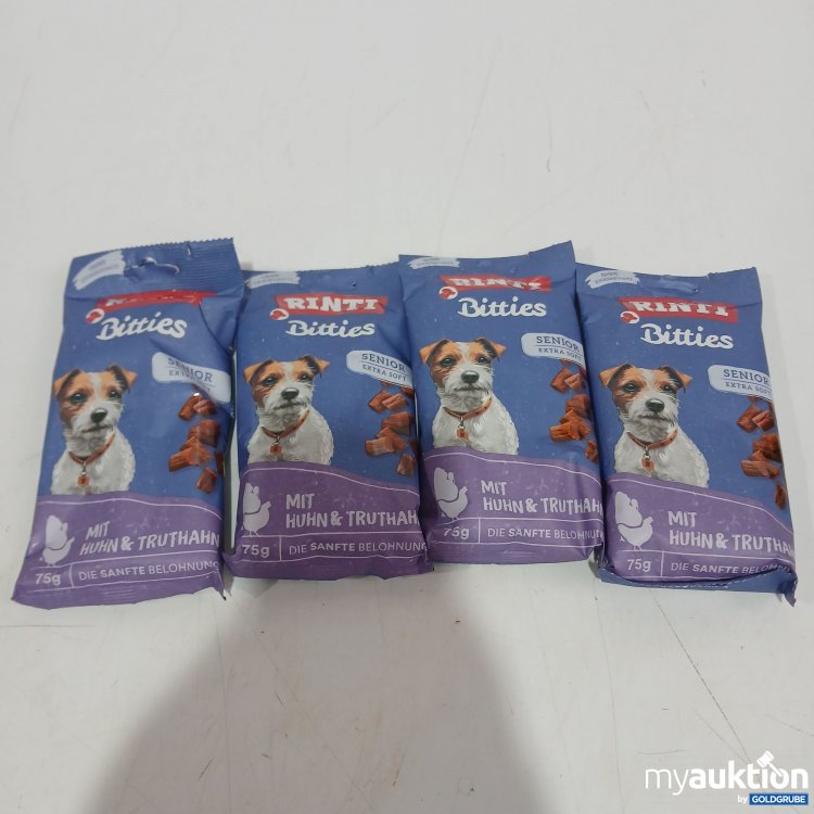 Artikel Nr. 950578: Rinti BittiesvSenior Extra Soft mit Huhn und Truthan 4x75g  