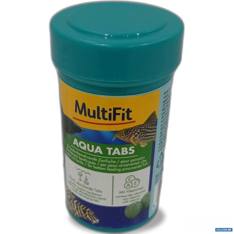 Artikel Nr. 954578: MultiFit Aqua Tabs Fischfutter für bodenbewohnende Zierfische 50g