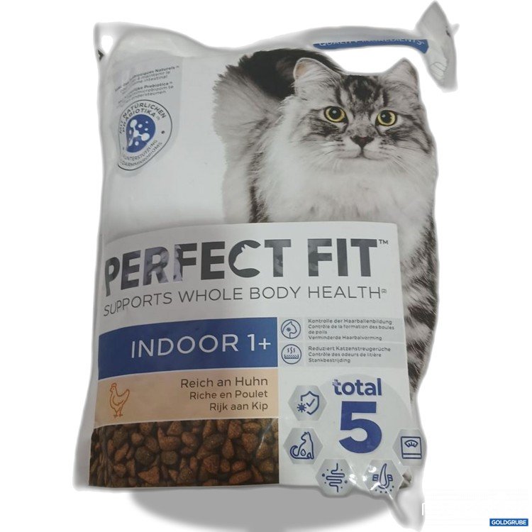 Artikel Nr. 973578 Artikel Nr. 973578: Perfect Fit Indoor 1+ Katzenfutter Reich an Huhn 750g