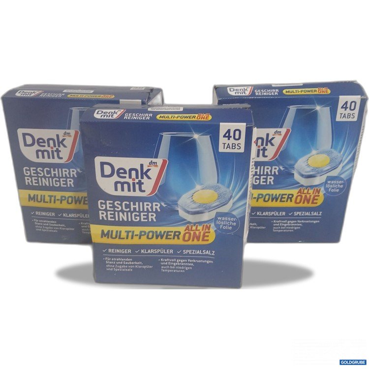 Artikel Nr. 986578 Artikel Nr. 986578: Denk mit Geschirr Reiniger Multi Power All in One Tabs 40x