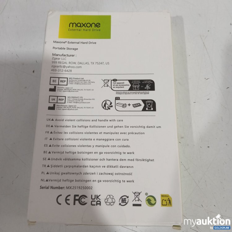 Artikel Nr. 989578: Maxone External Hard Drive 2.5" External HDD Super Speed USB 3.0 