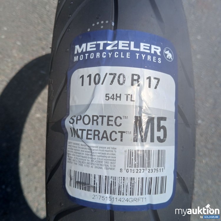 Artikel Nr. 440579 Artikel Nr. 440579: Metzeler 110/70R17 Reifen