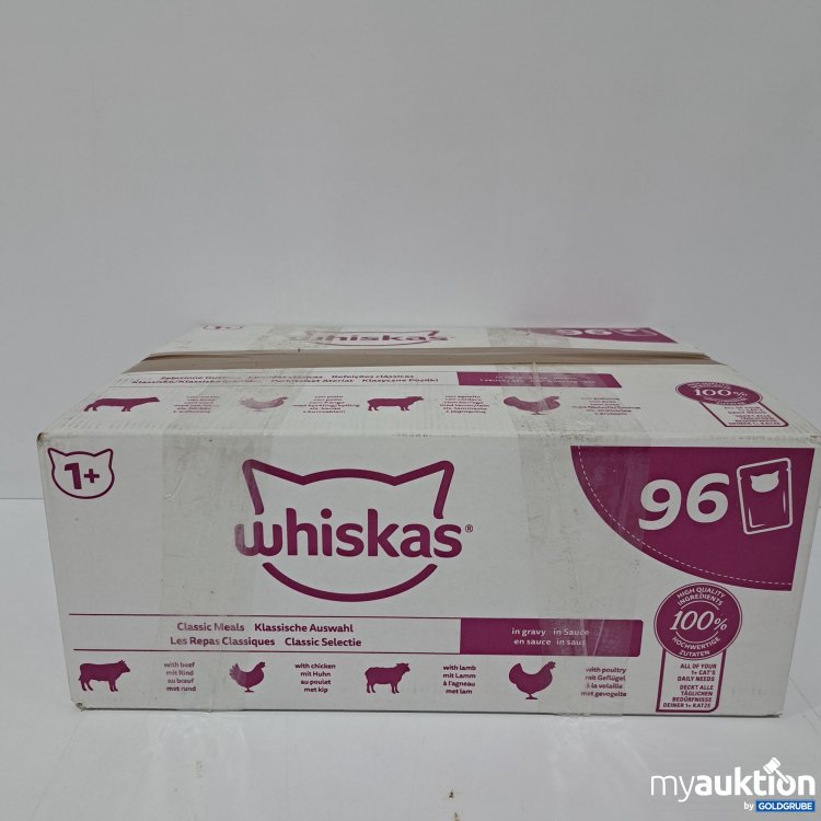 Artikel Nr. 818579 Artikel Nr. 818579: Whiskas Classic Meals in Sauce 96x85g, verschiedene Sorten