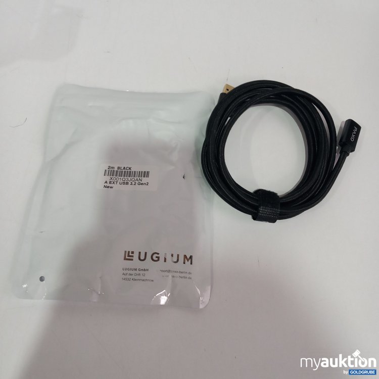 Artikel Nr. 821579 Artikel Nr. 821579: Lugium A EXT USB 3.2 GEN2 scfwarz 2m