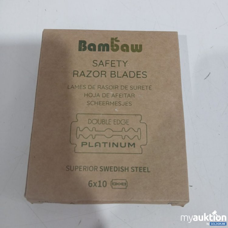 Artikel Nr. 899579: Bambaw Safety Razor Blades 6x10