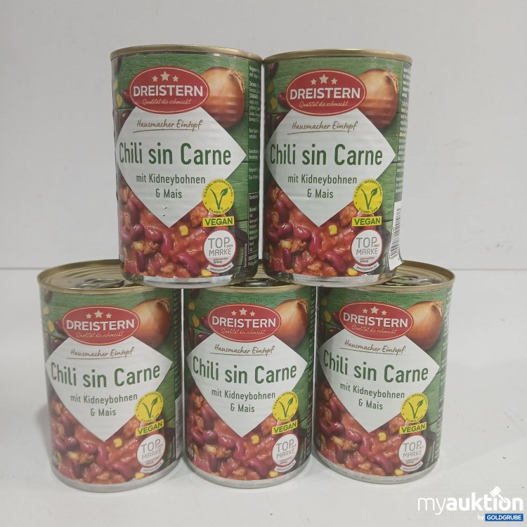 Artikel Nr. 960579: Dreistern Chili sin Carne je 400g