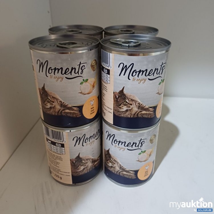 Artikel Nr. 985579: Moments Katzenfutter Huhn 8x220g