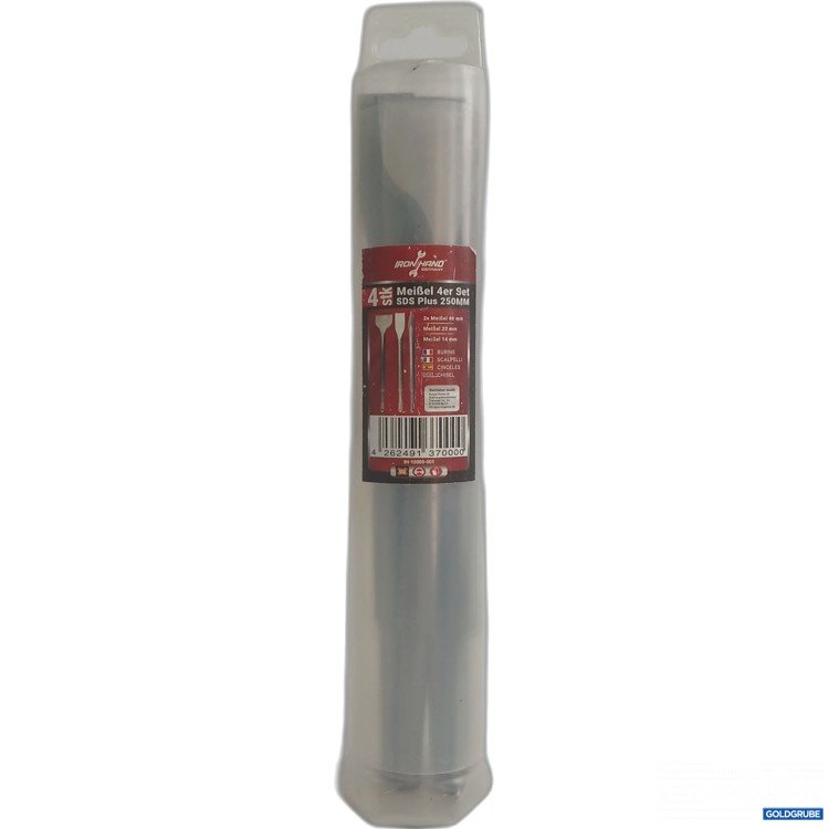 Artikel Nr. 991579: Iron Hand Meißel Set 4tlg. SDS Plus 250mm 