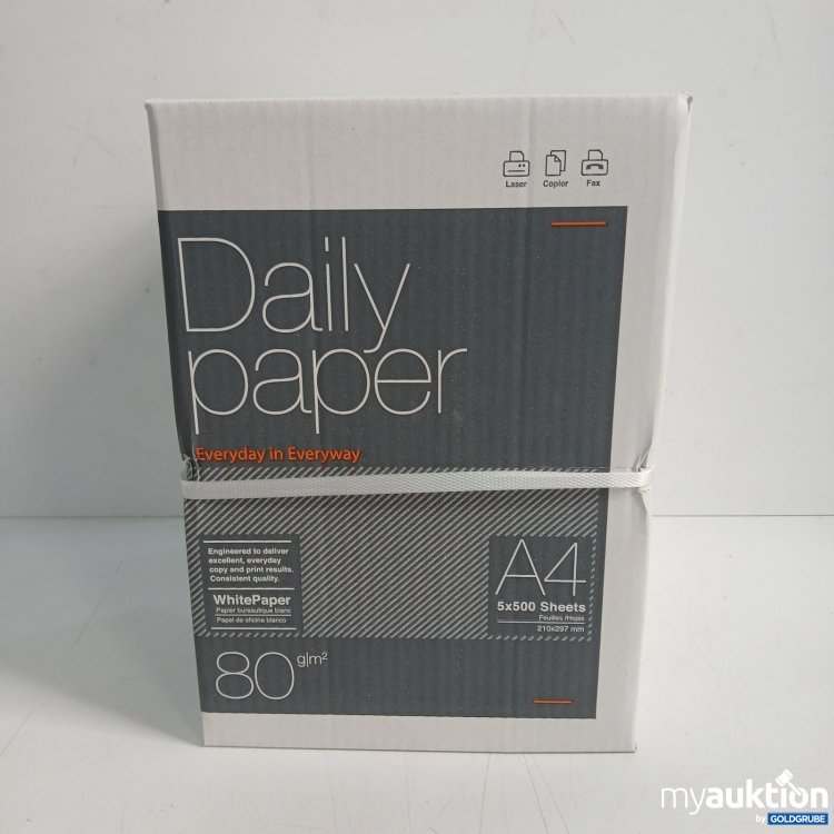 Artikel Nr. 466580 Artikel Nr. 466580: Daily paper A4 5x500 Sheets 80 g/m²