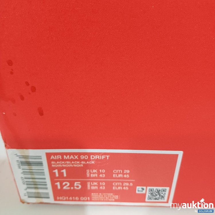 Artikel Nr. 470580 Artikel Nr. 470580: Nike Air Max 90 Drift Herren Größe 45 Schwarz