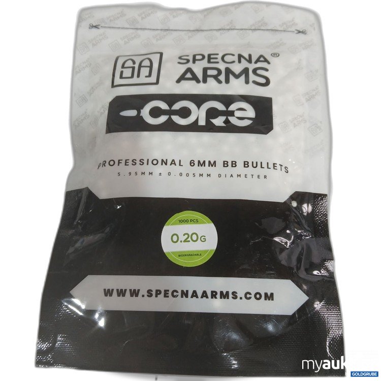 Artikel Nr. 524580: Specna Arms Core Professional 6mm BB Bullets 1000Stk 0,20g 