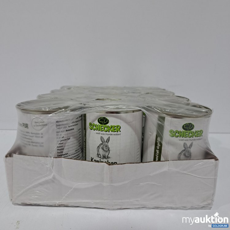 Artikel Nr. 818580 Artikel Nr. 818580: Schecker Hundefutter Kaninchen 12x410g