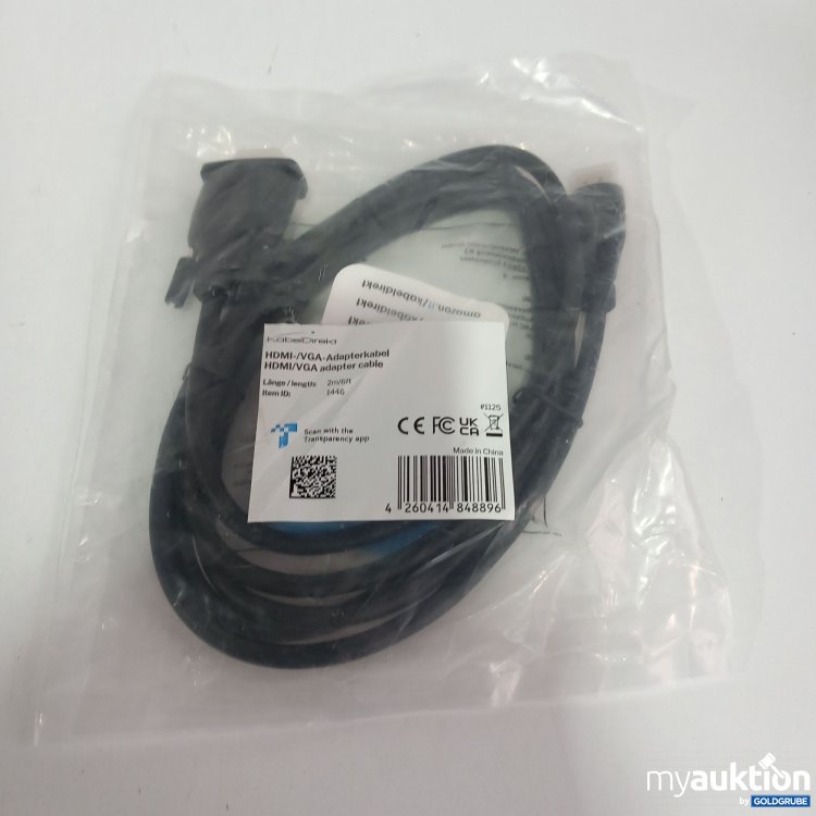 Artikel Nr. 821580 Artikel Nr. 821580: HDMI-/VGA Adapterkabel 1146, 2m/6ft