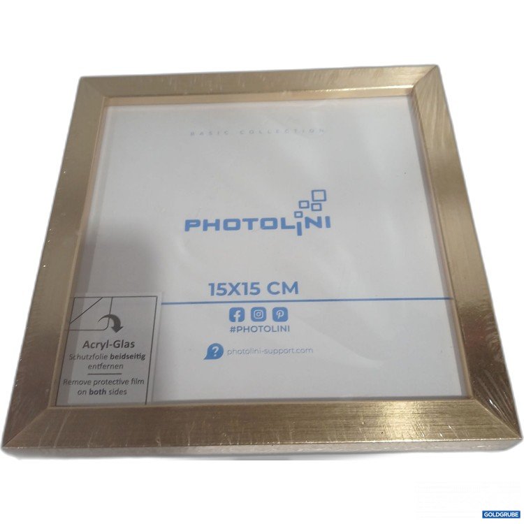 Artikel Nr. 882580 Artikel Nr. 882580: Photolini Bilderrahmen 15x15cm Gold