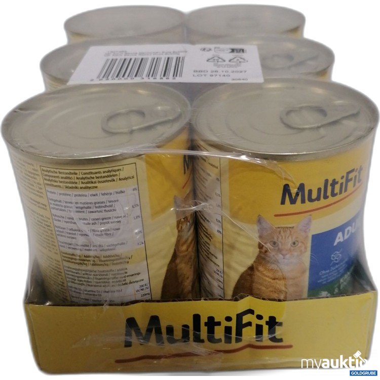 Artikel Nr. 888580: Multifit Adult Sauce Kaninchen & Ente 6x400g