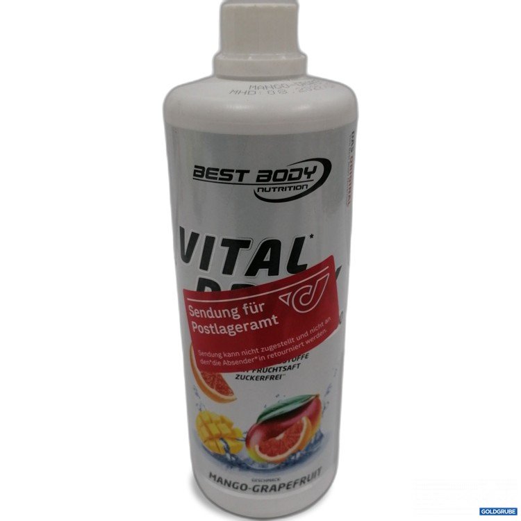 Artikel Nr. 889580: Best Body Nutrition Vitaldrink Zero Mango-Grapefruit 1L