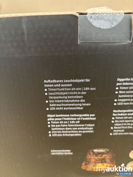 Artikel Nr. 921580: GLORY LIGHT Nova Swiss LED Leuchte aufladbar