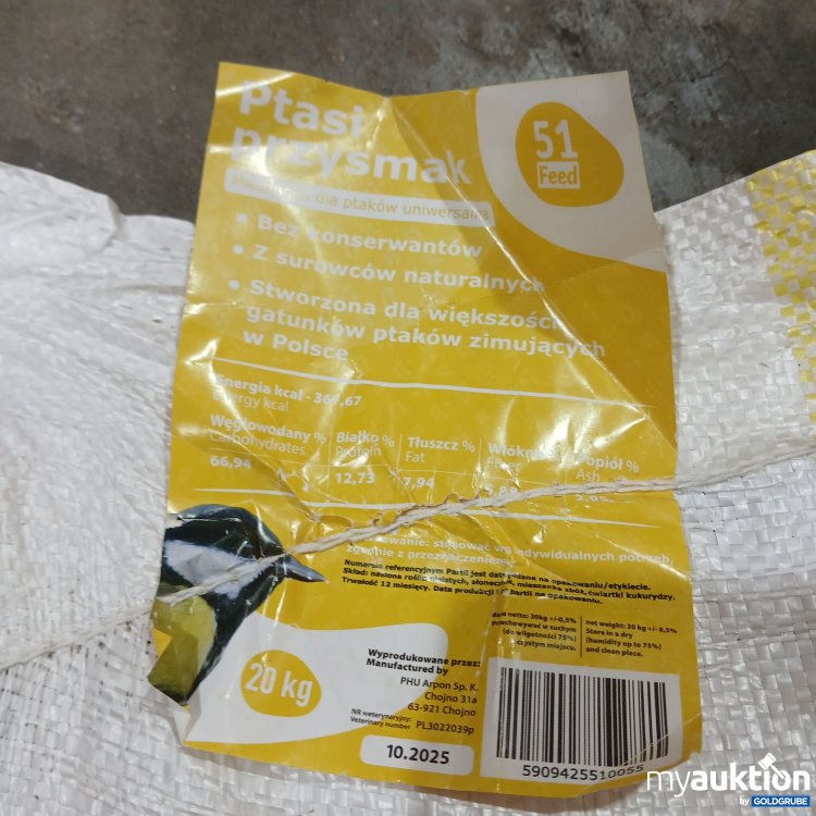 Artikel Nr. 934580: Ptast przysmak Vogelfutter  20kg  