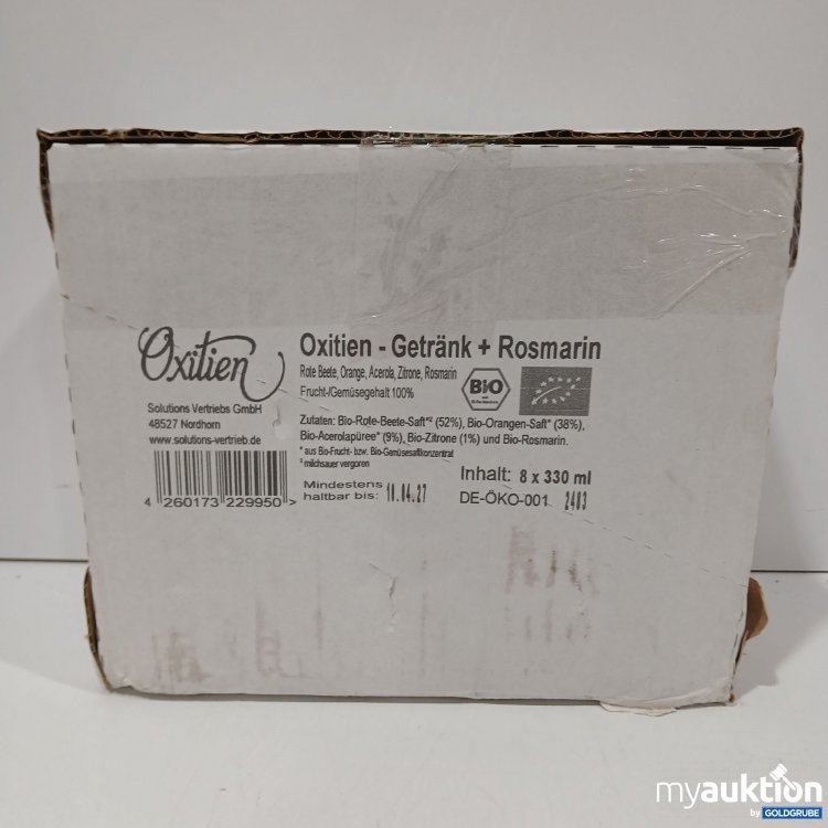 Artikel Nr. 961580: Oxitien -Getränk+ Rosmarin 8x330ml 
