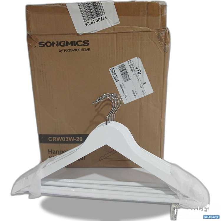 Artikel Nr. 963580: Songmics Kleiderbügel aus Holz weiß 20Stk 