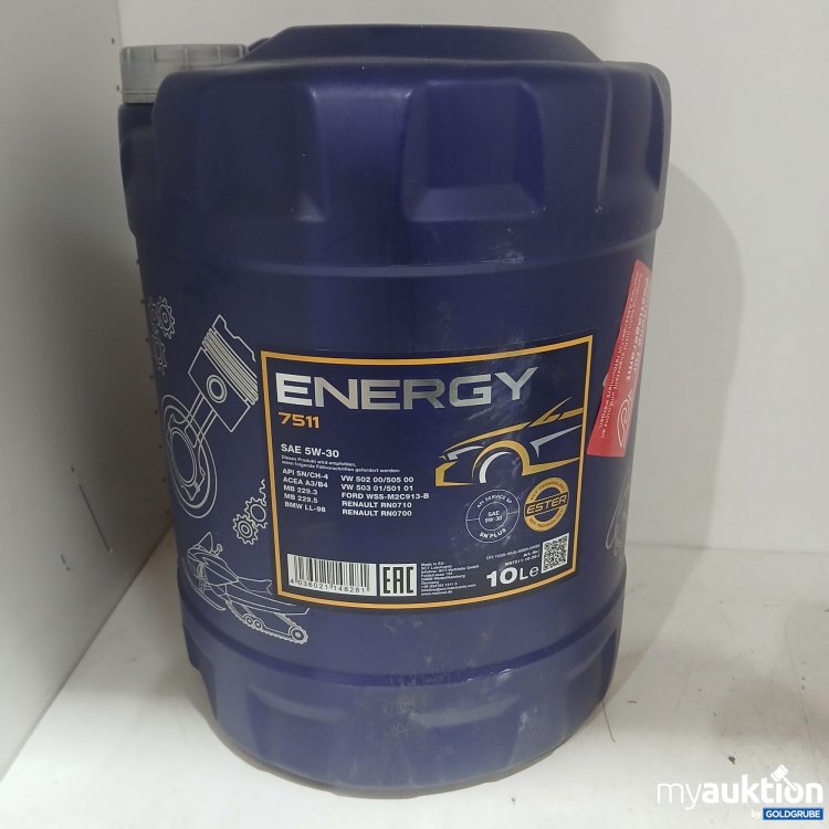 Artikel Nr. 985580: Energy Gear Oil 7511, SAE 5W-30, 10L